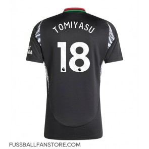 Arsenal Takehiro Tomiyasu #18 Replik Auswärtstrikot 2024-25 Kurzarm